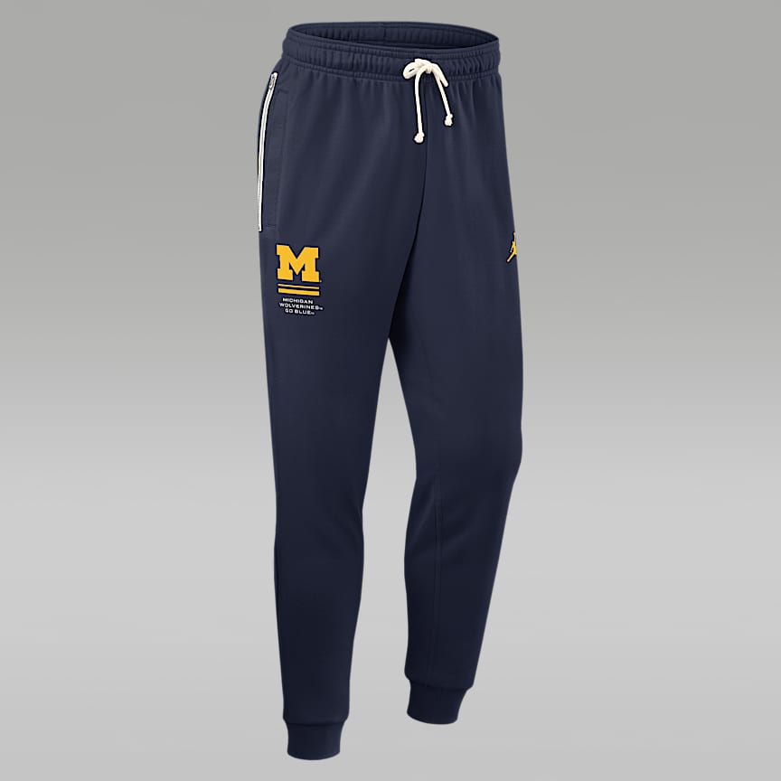 Michigan Sideline Men's Jordan Brand Dri-FIT College Full-Zip